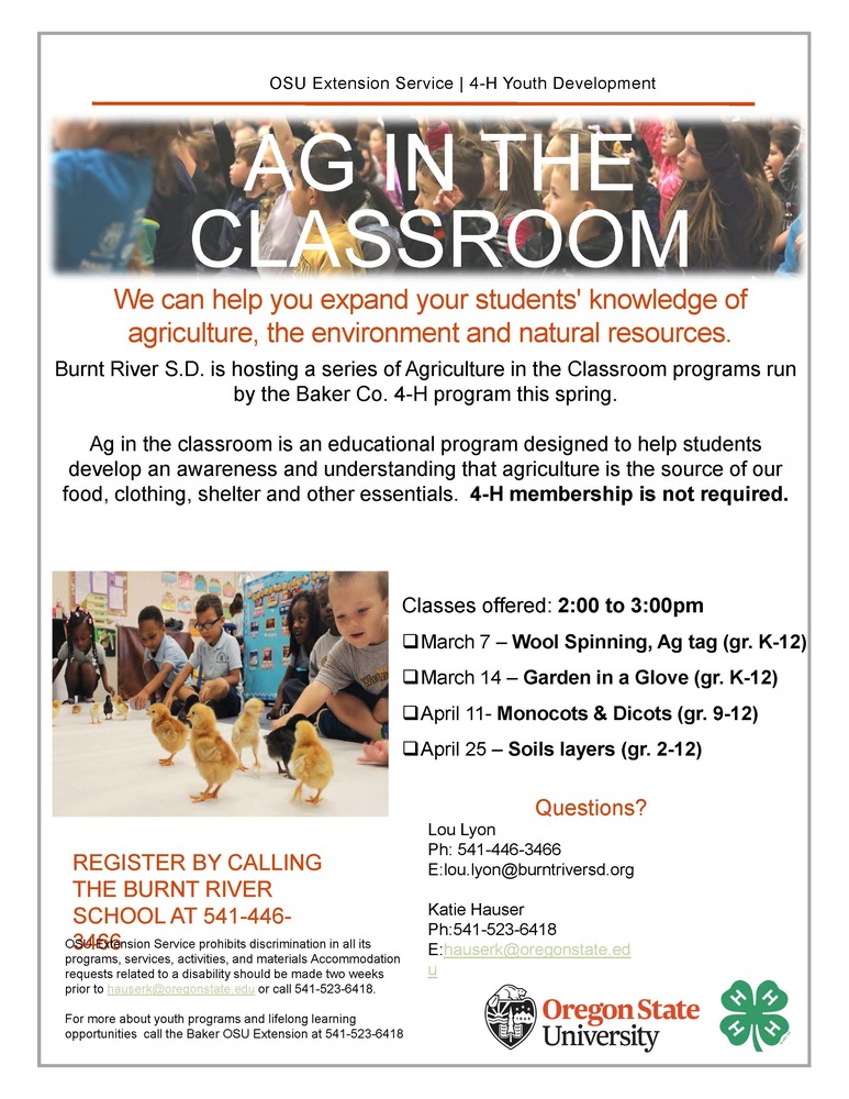 Ag in the classroom