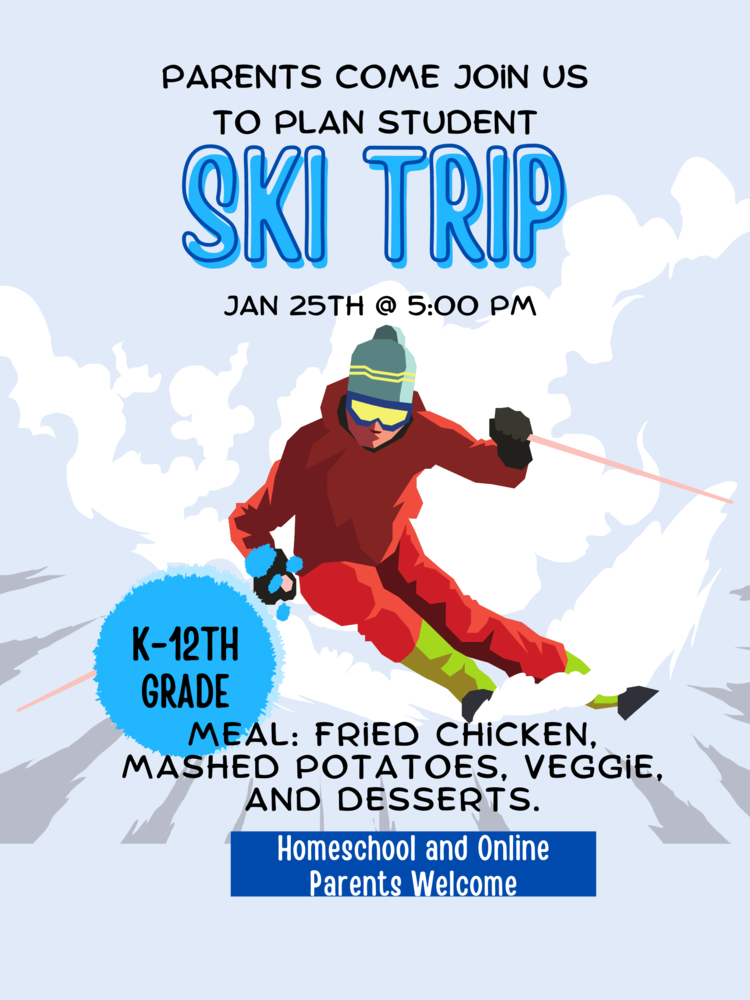 Ski trip flyer